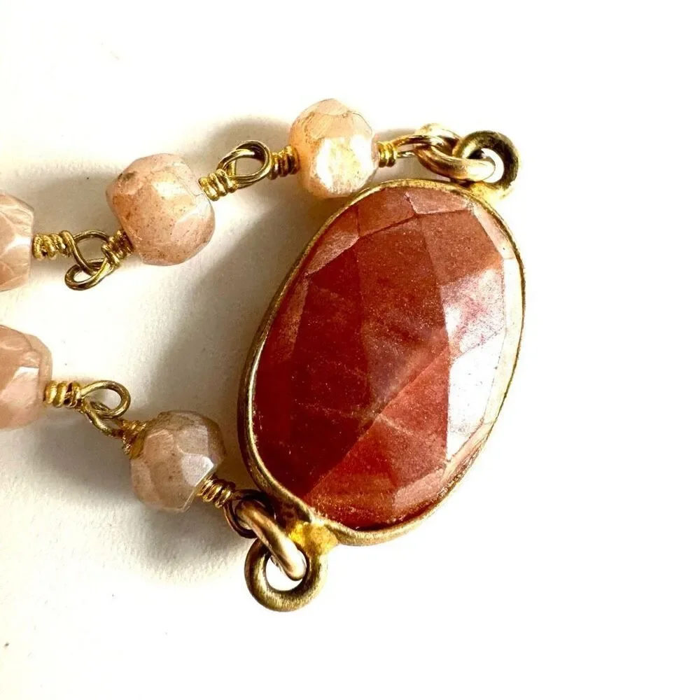 RHODOCHROSITE beaded bracelet - Picture 6 of 10